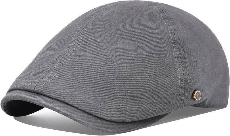 VOBOOM Cotton Flat Cabbie Hat Gatsby Ivy Irish Hunting Newsboy Cap - Image 1